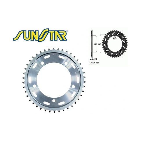 SunStar 2-449941 - Звезда задняя для мотоциклов Suzuki GSR 600/750